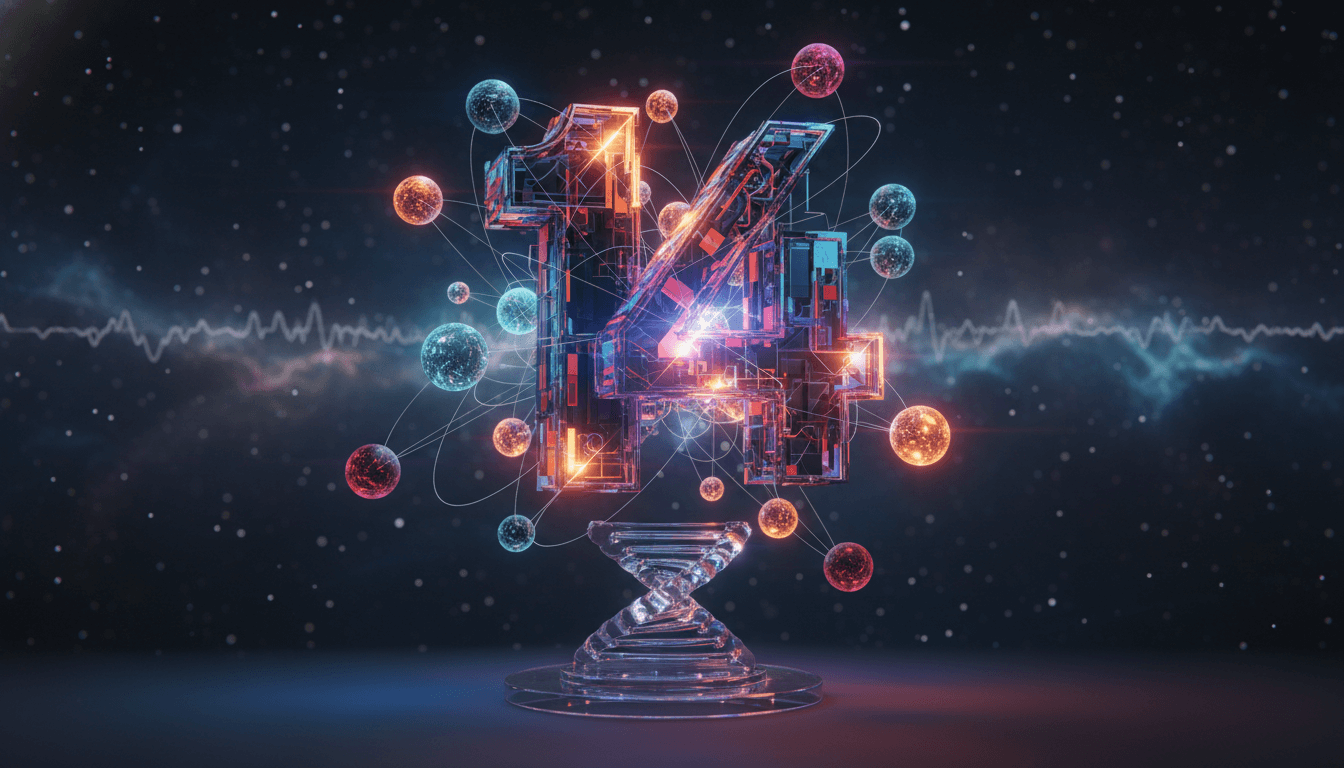 Deconstructed number 14 showing its components.