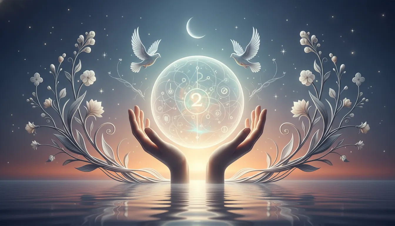 Serene figure representing a peacemaker's gifts of strength, balance, and harmony.