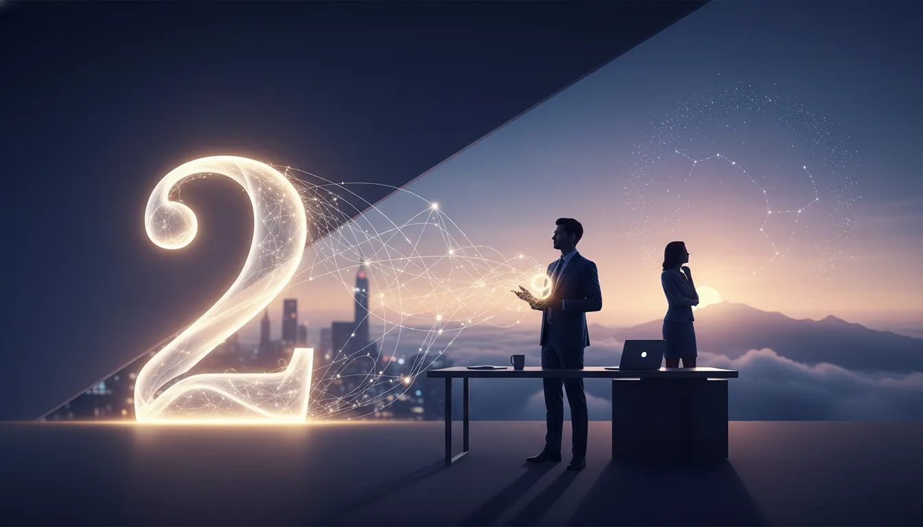 Life Path 2's glowing career and purpose journey.