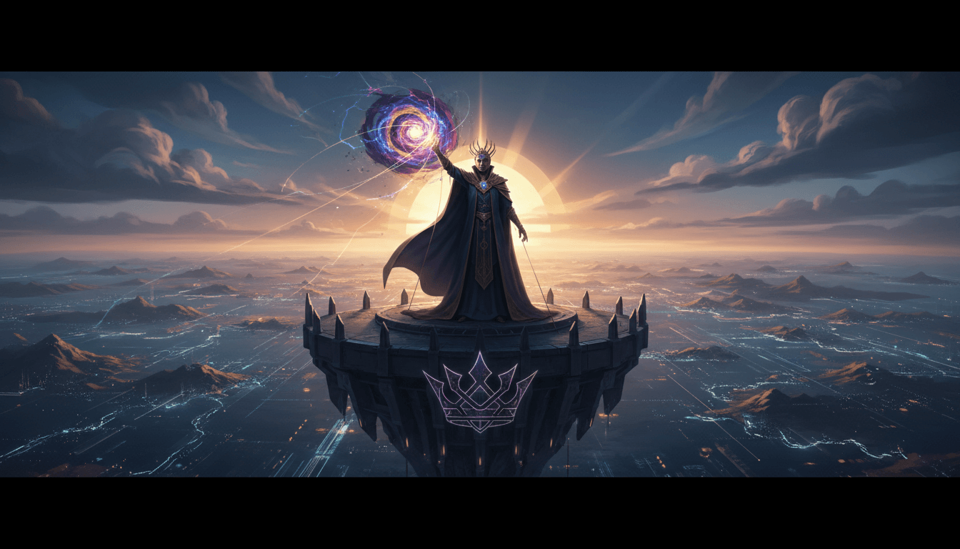 Regal crown symbolizing ultimate authority and final command.