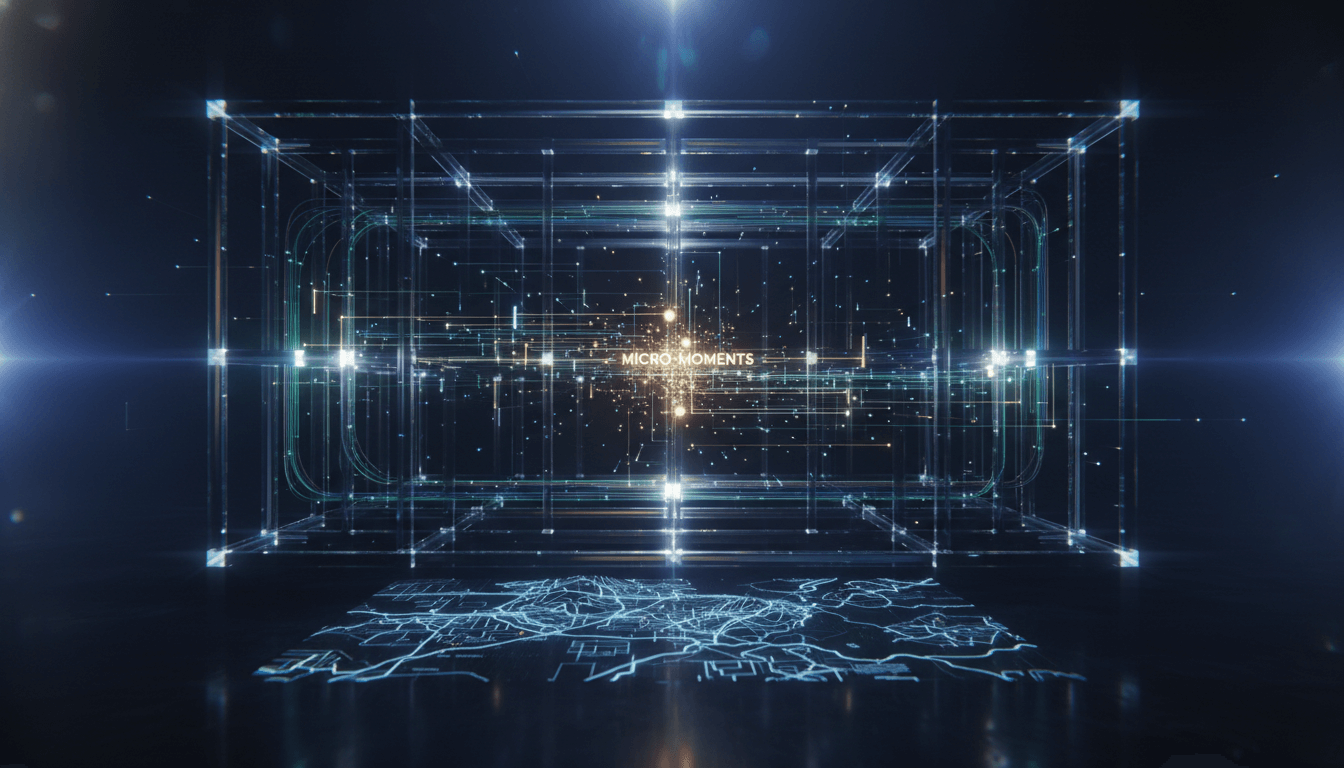Conceptual framework mapping digital intent through micro-moments.