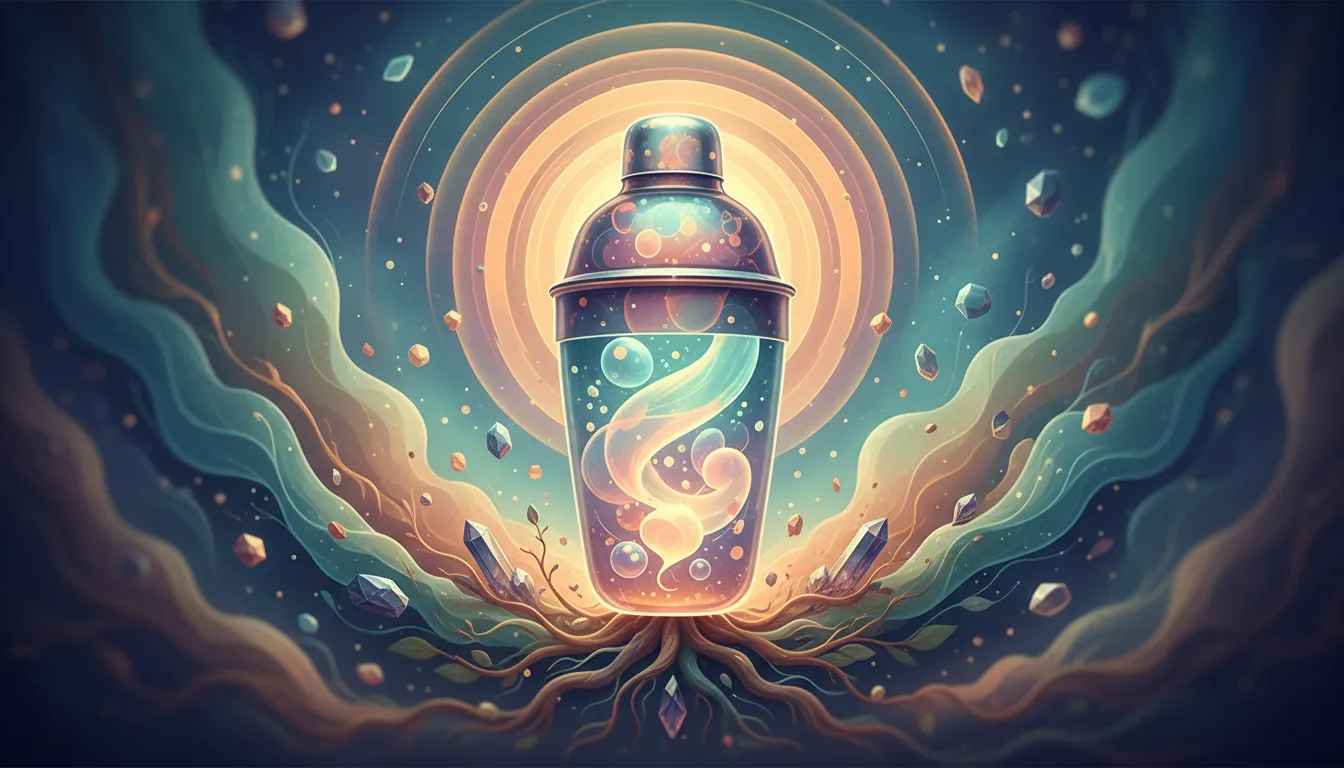 Joyful gathering, people toasting with elegant, non-alcoholic beverages.