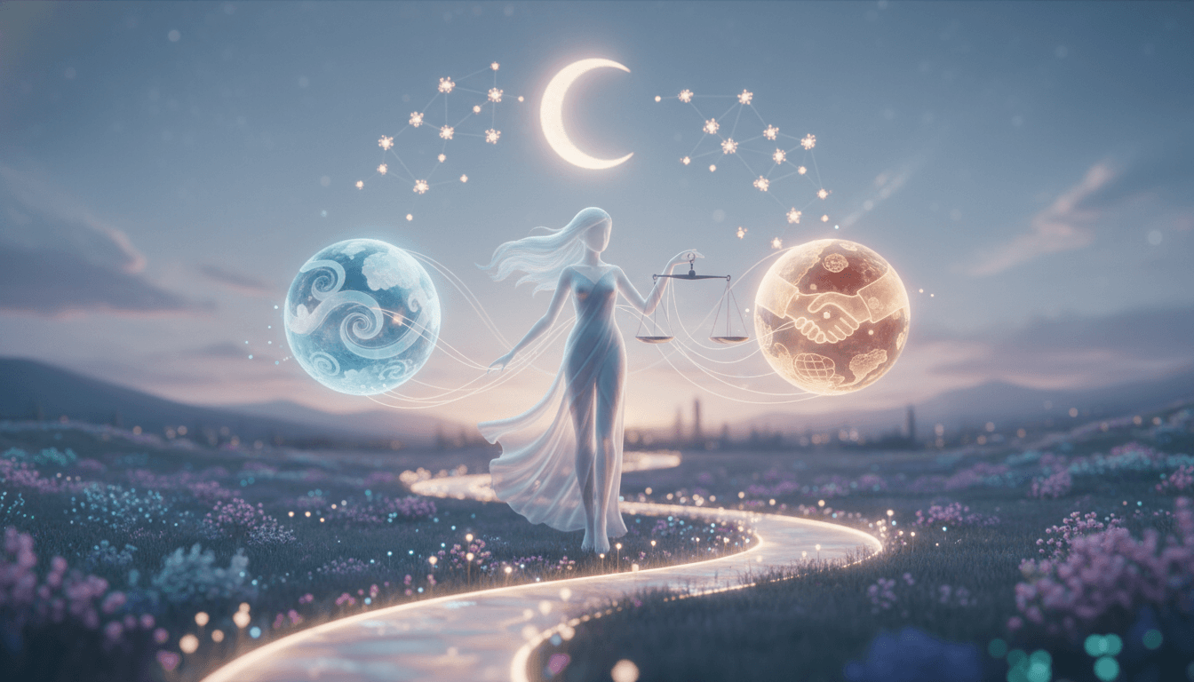 Gentle hands holding balanced scales, symbolizing the sensitive diplomat.