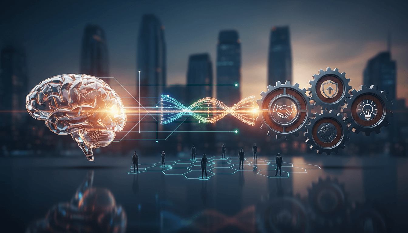 Two puzzle pieces fitting perfectly, representing professional compatibility and success.